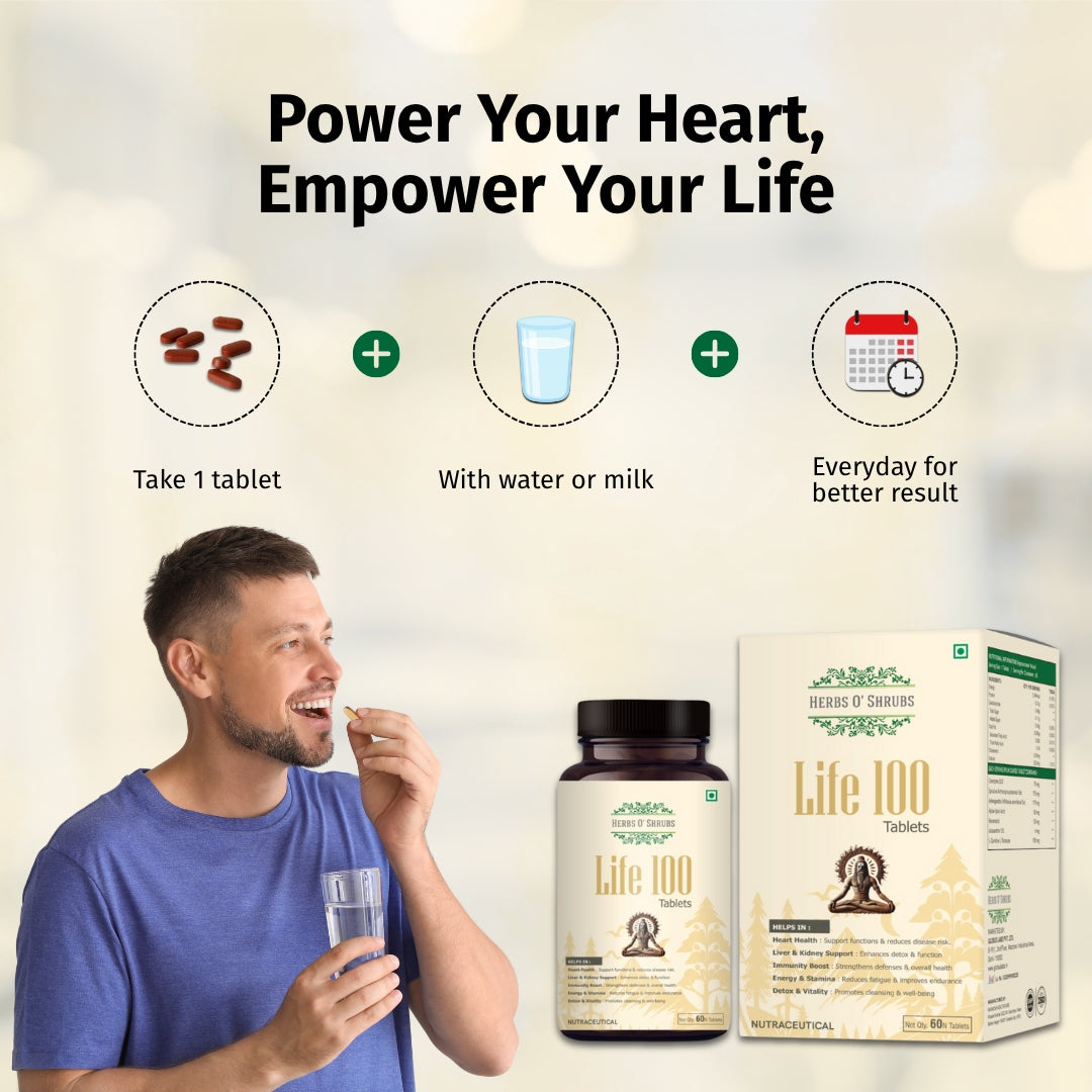 Energy & Anti-Aging Vegan Supplement | 60 Plant-based Tablets| With CoQ10, Ashwagandha, Spirulina, Resveratrol & L-Carnitine | Boosts Vitality & Immunity