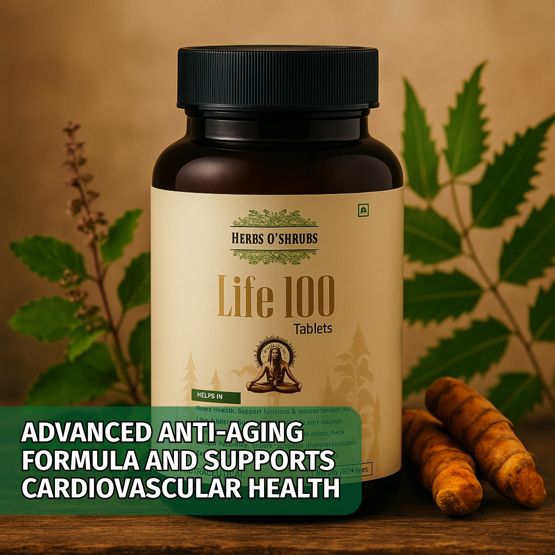 Energy & Anti-Aging Vegan Supplement | 60 Plant-based Tablets| With CoQ10, Ashwagandha, Spirulina, Resveratrol & L-Carnitine | Boosts Vitality & Immunity