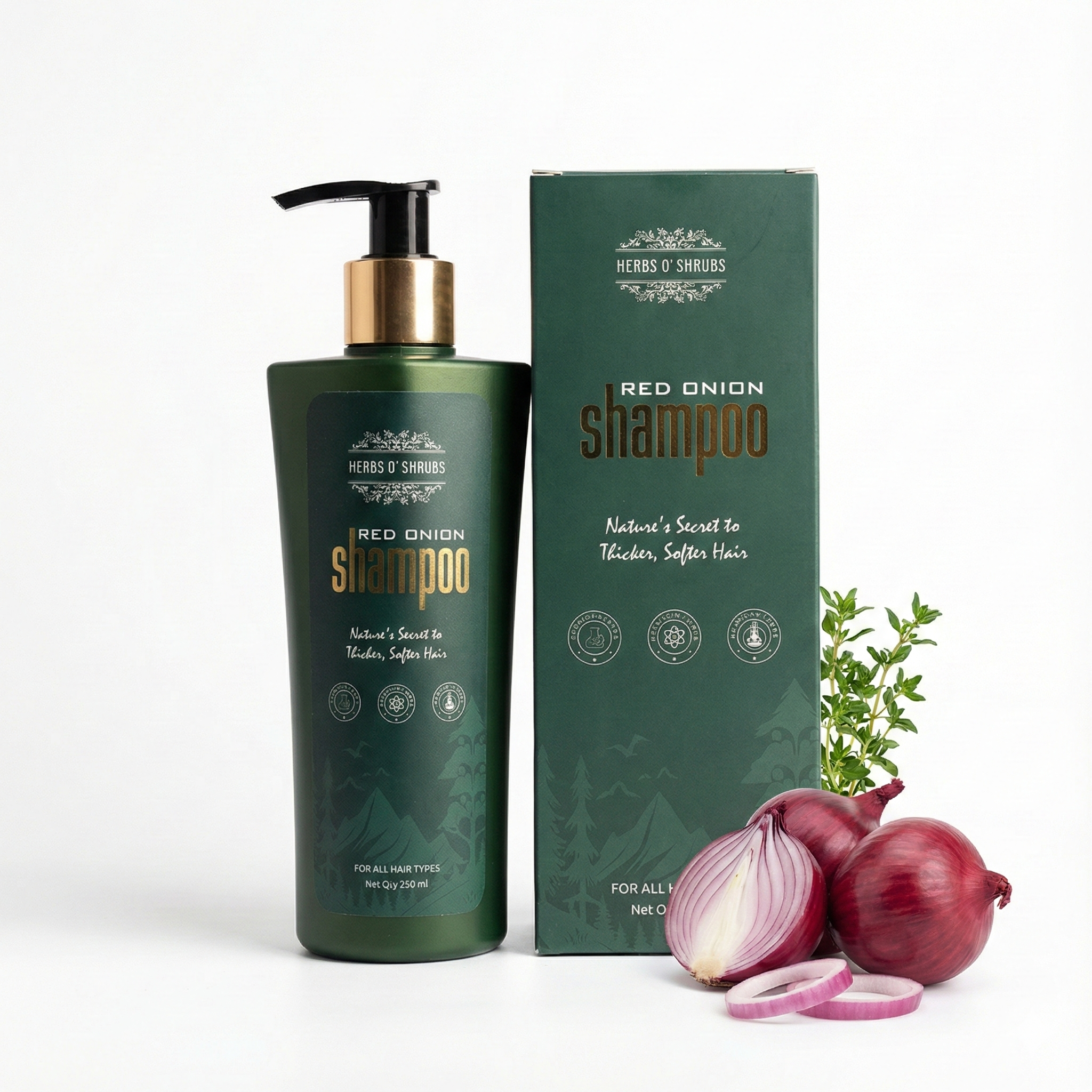 Onion Strength & Shine Shampoo — Advanced Hair Fall Control + Scalp Revitalizer