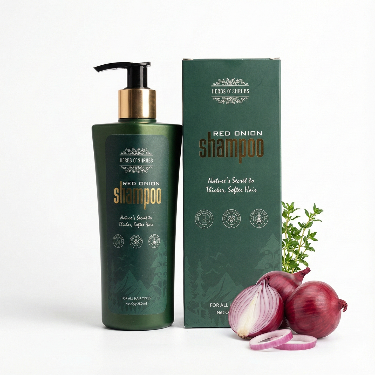 Onion Strength & Shine Shampoo — Advanced Hair Fall Control + Scalp Revitalizer