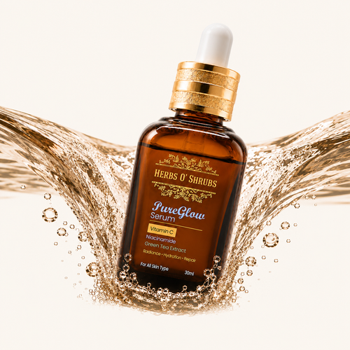 PureGlow Face Serum | Vitamin C, Niacinamide & Green Tea | 30ml