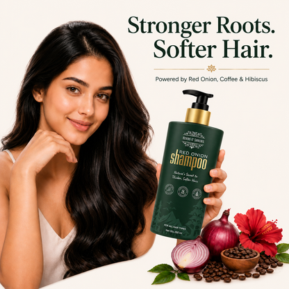 Onion Strength & Shine Shampoo — Advanced Hair Fall Control + Scalp Revitalizer