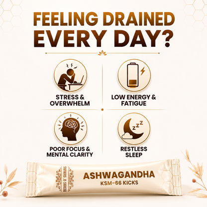 Ashwagandha KSM-66 Trial - Pack of 5 Kicks