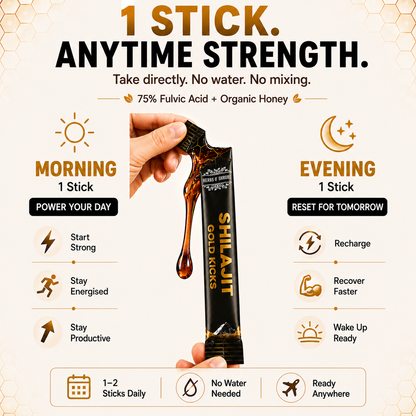 Shilajit Gold Kicks Trial - Pack of 5 Kicks
