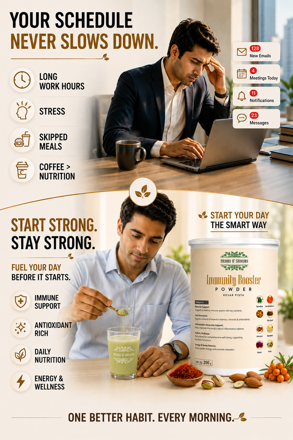 Immunity Booster Powder - Vegan & Natural Energy Support