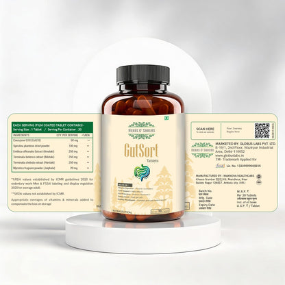 GutSort: Ayurvedic Digestion & Gut Health Supplement