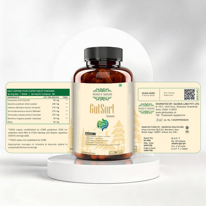 GutSort: Ayurvedic Digestion & Gut Health Supplement