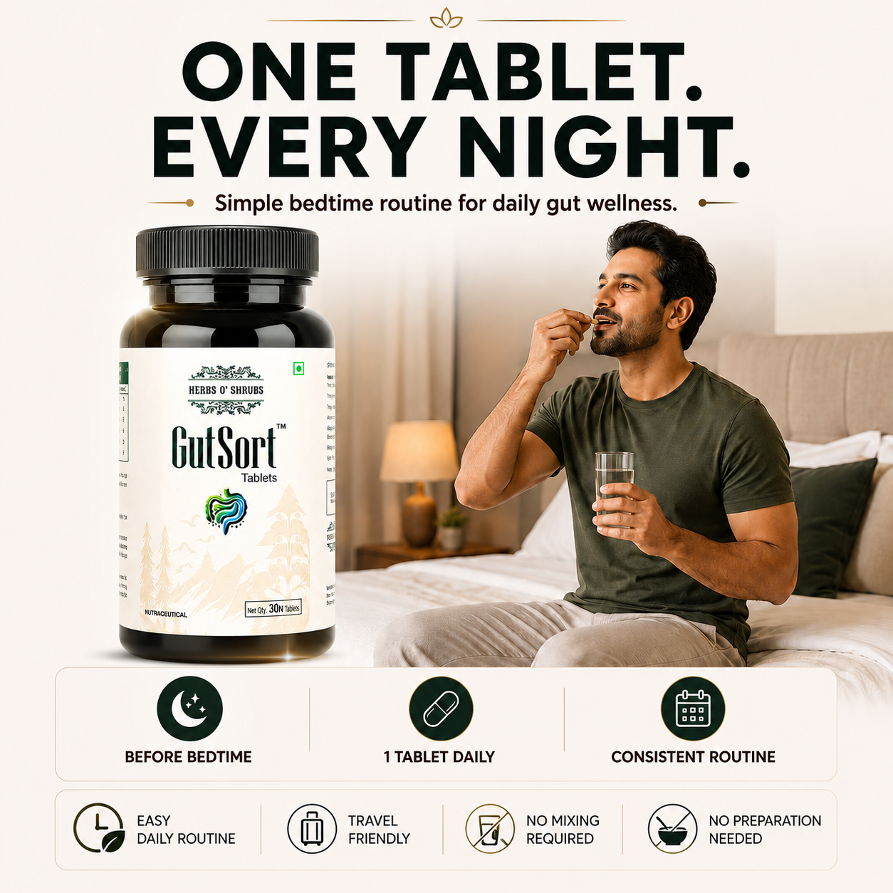 GutSort: Ayurvedic Digestion & Gut Health Supplement