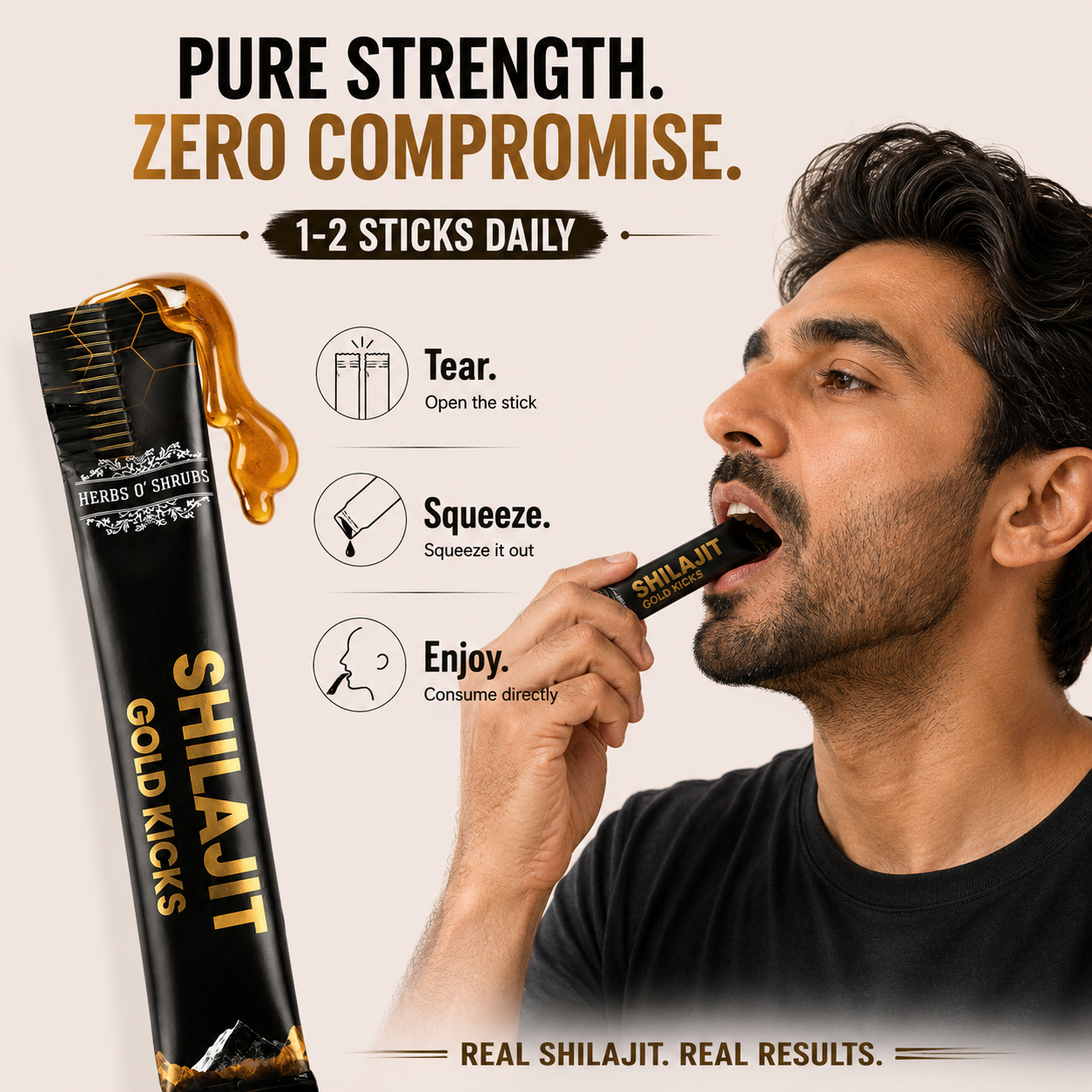 Shilajit Gold Kicks Trial - Pack of 5 Kicks