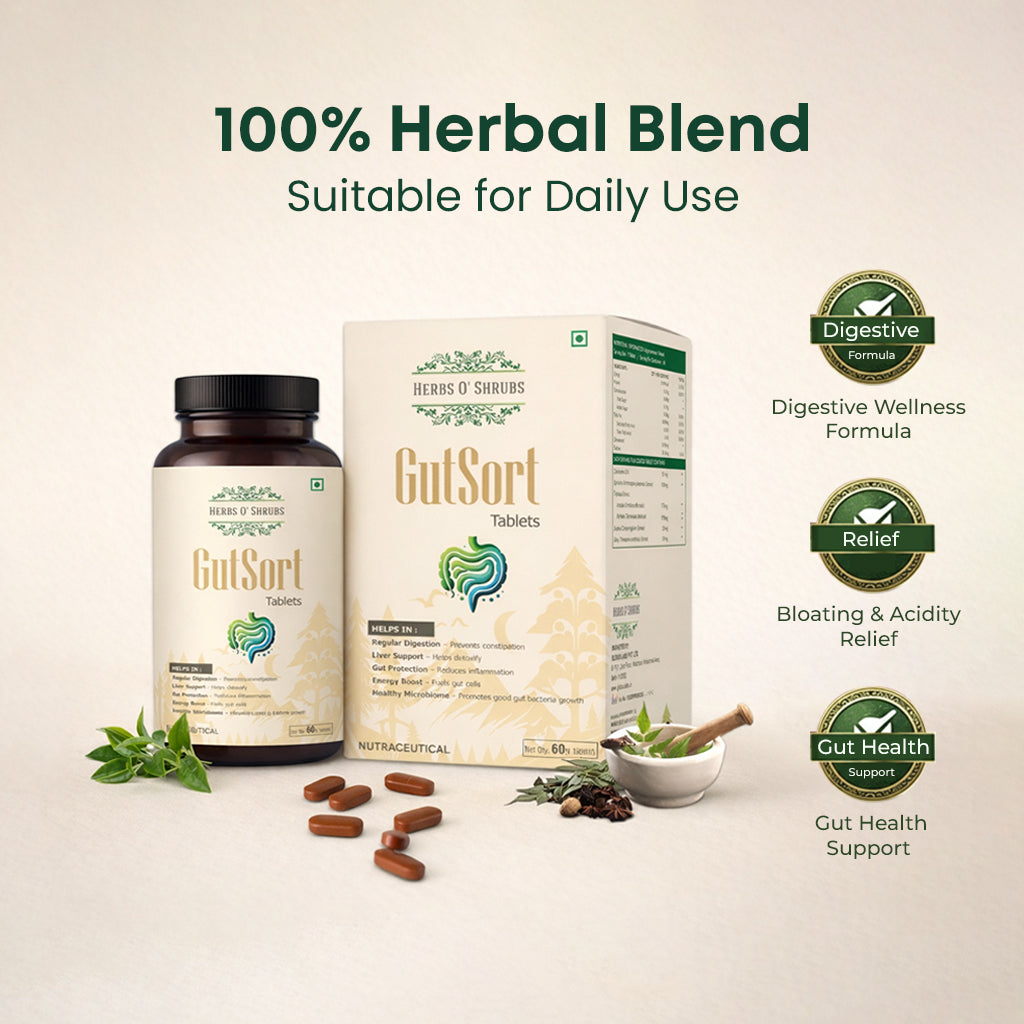 GutSort: Ayurvedic Digestion & Gut Health Supplement