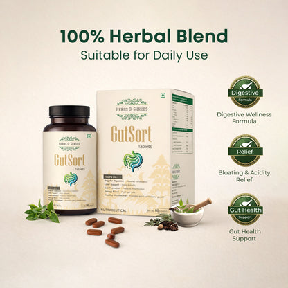 GutSort: Ayurvedic Digestion & Gut Health Supplement