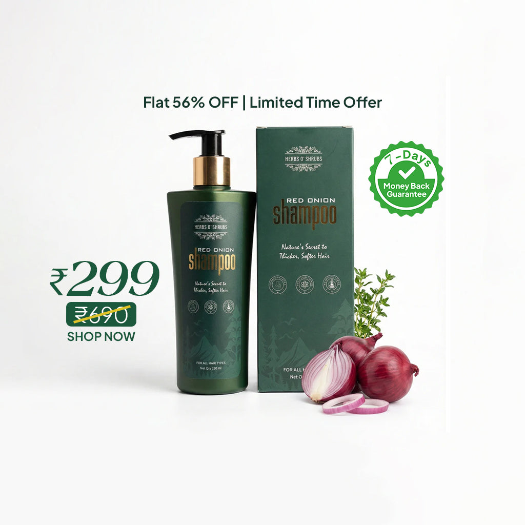 Onion Strength & Shine Shampoo — Advanced Hair Fall Control + Scalp Revitalizer