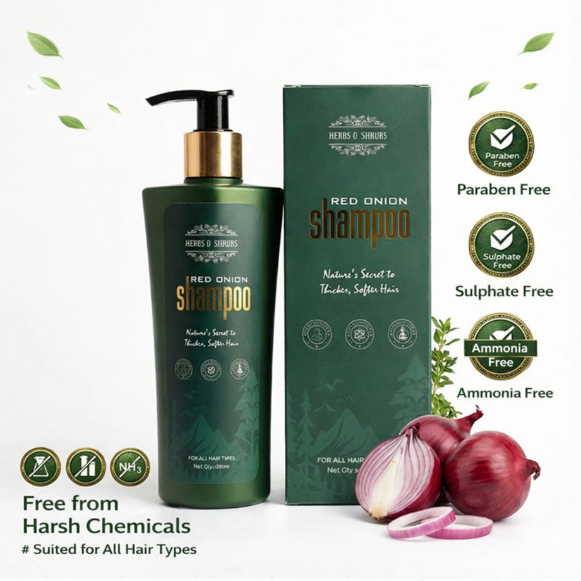 Onion Strength & Shine Shampoo — Advanced Hair Fall Control + Scalp Revitalizer