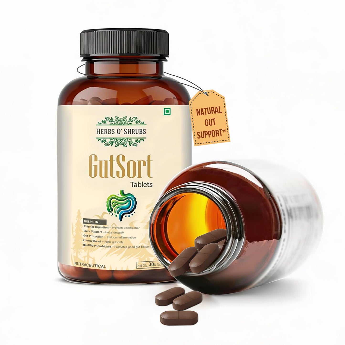 GutSort: Ayurvedic Digestion & Gut Health Supplement