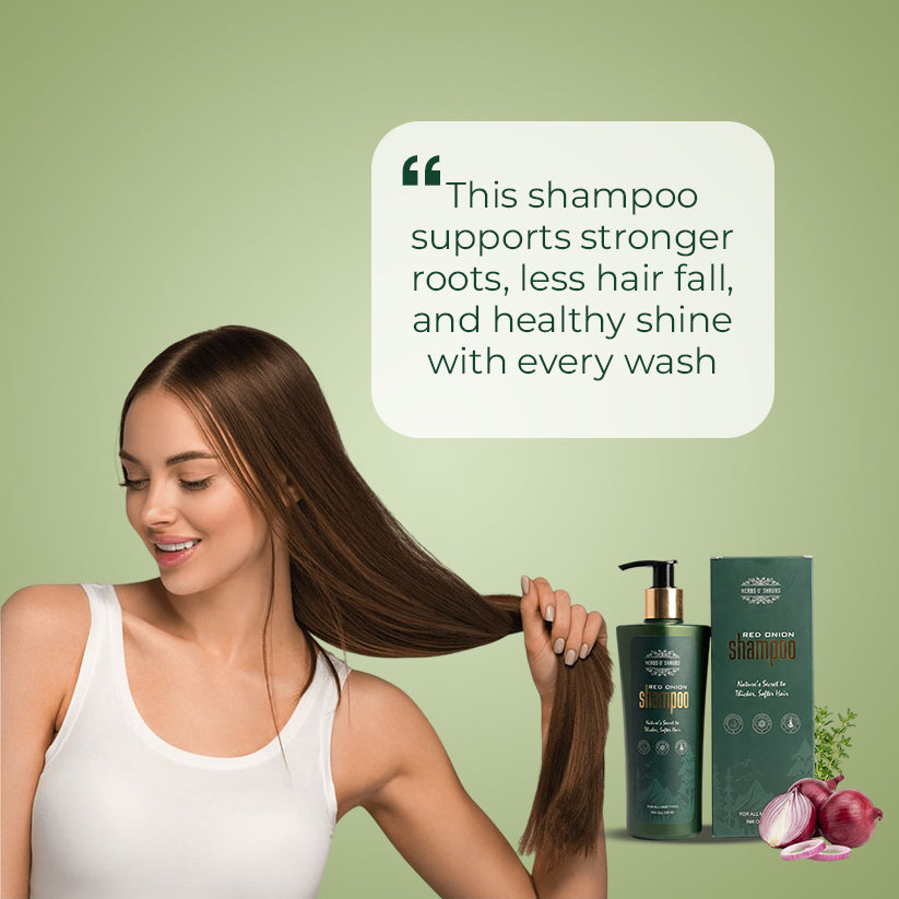 Onion Strength & Shine Shampoo — Advanced Hair Fall Control + Scalp Revitalizer