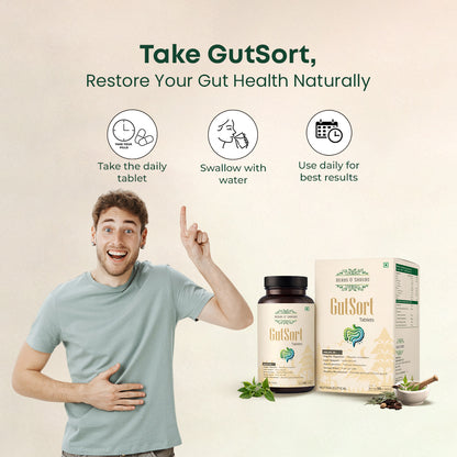 GutSort: Ayurvedic Digestion & Gut Health Supplement