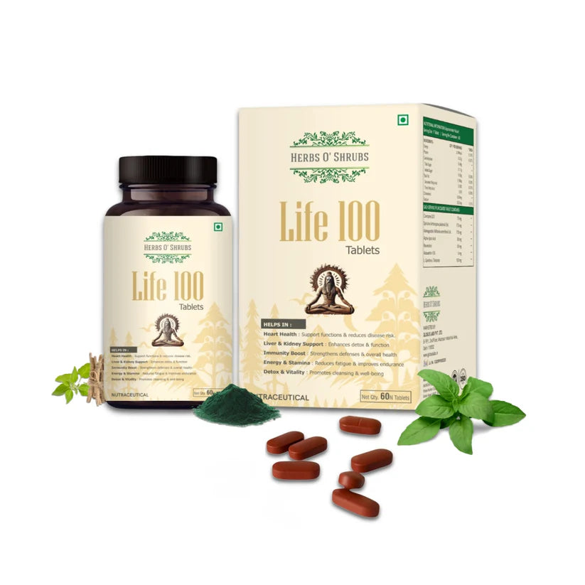 Life-100: Ayurvedic Daily Energy & Vitality Supplement