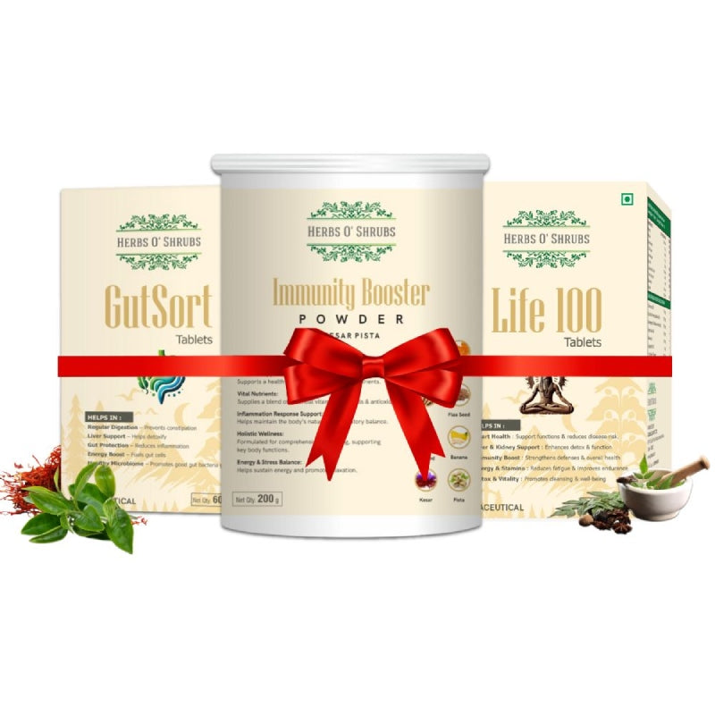 Daily Wellness Trio (Immunity Booster + Life 100 + GutSort) (Extra 20% Off)